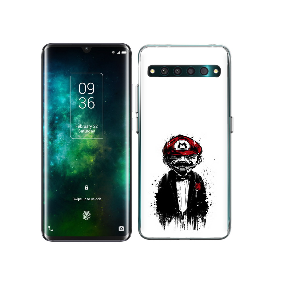 

Чехол MyPads Tocco для TCL 10 Pro марио, Прозрачный, Tocco