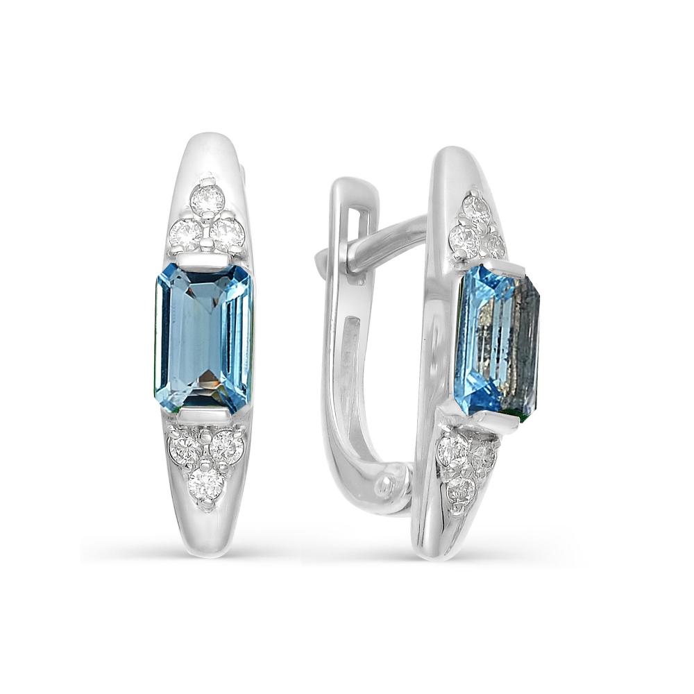 

Серьги из серебра с сапфиром АЛЬКОР 02-0317_0НСЛ-00, 02-0317_0НСЛ-00