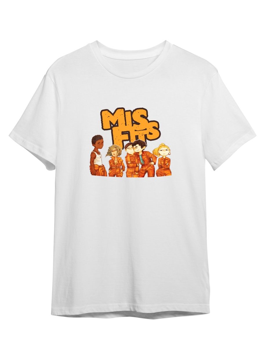 

Футболка унисекс СувенирShop Отбросы/Сериал/Misfits 5 белая 5XL, "Отбросы/Сериал/Misfits" 5