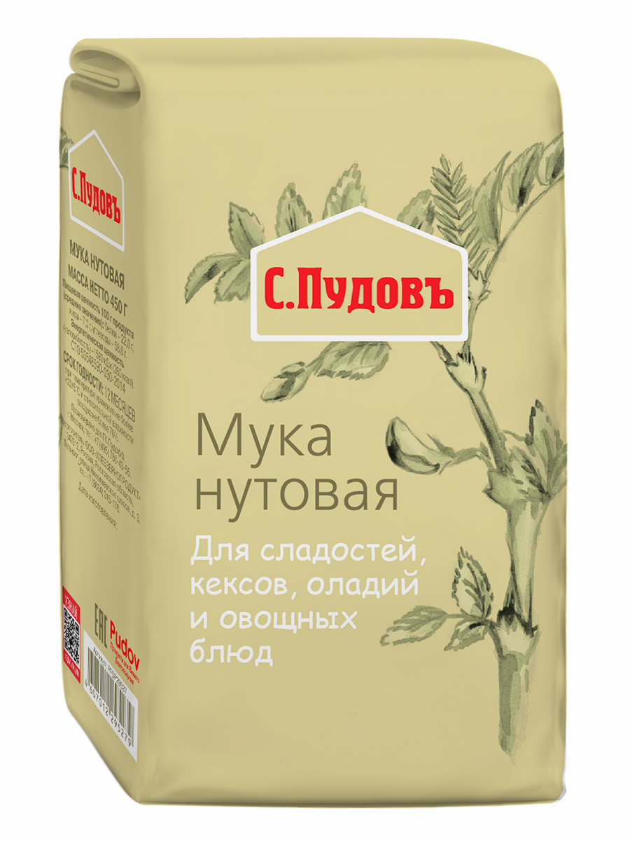 Мука нутовая С.Пудовъ без гмо 450 г