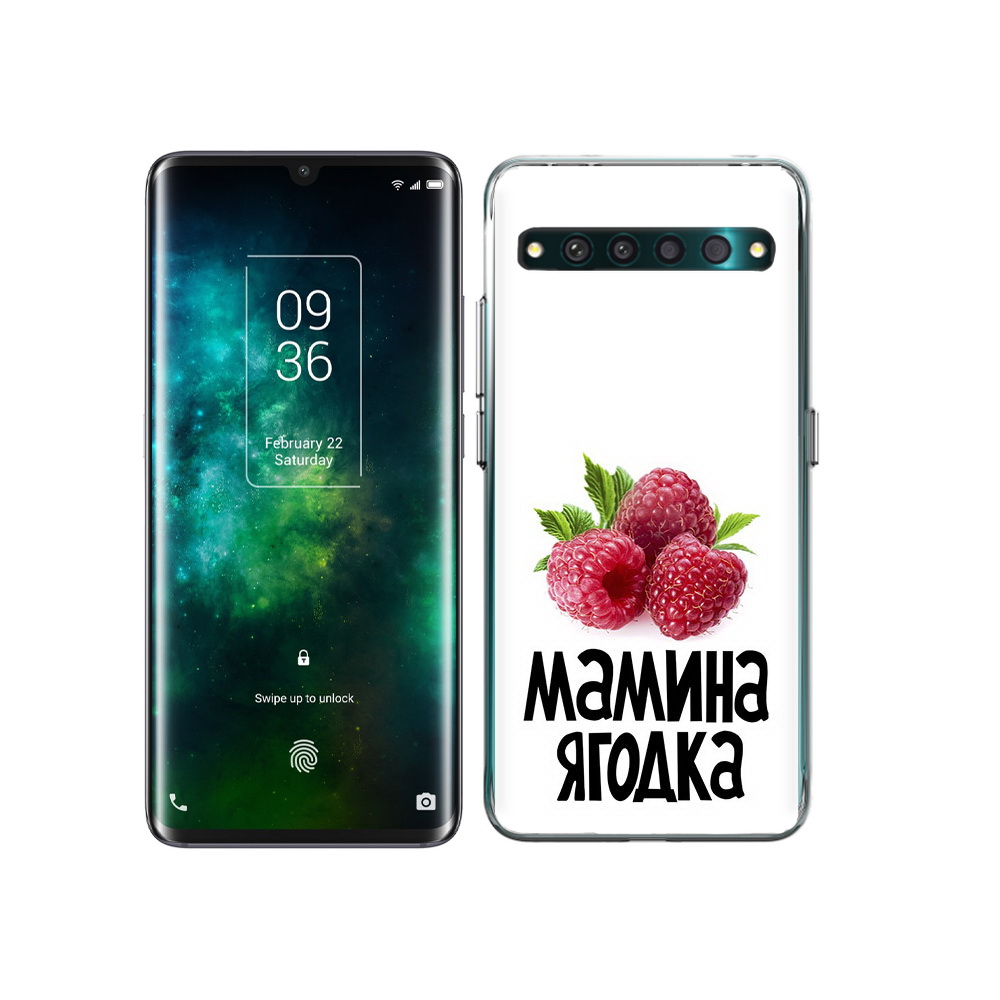 

Чехол MyPads Tocco для TCL 10 Pro мамина ягодка, Прозрачный, Tocco