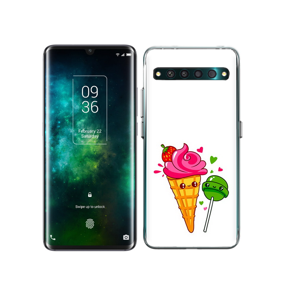 

Чехол MyPads Tocco для TCL 10 Pro Вкусняшки, Прозрачный, Tocco