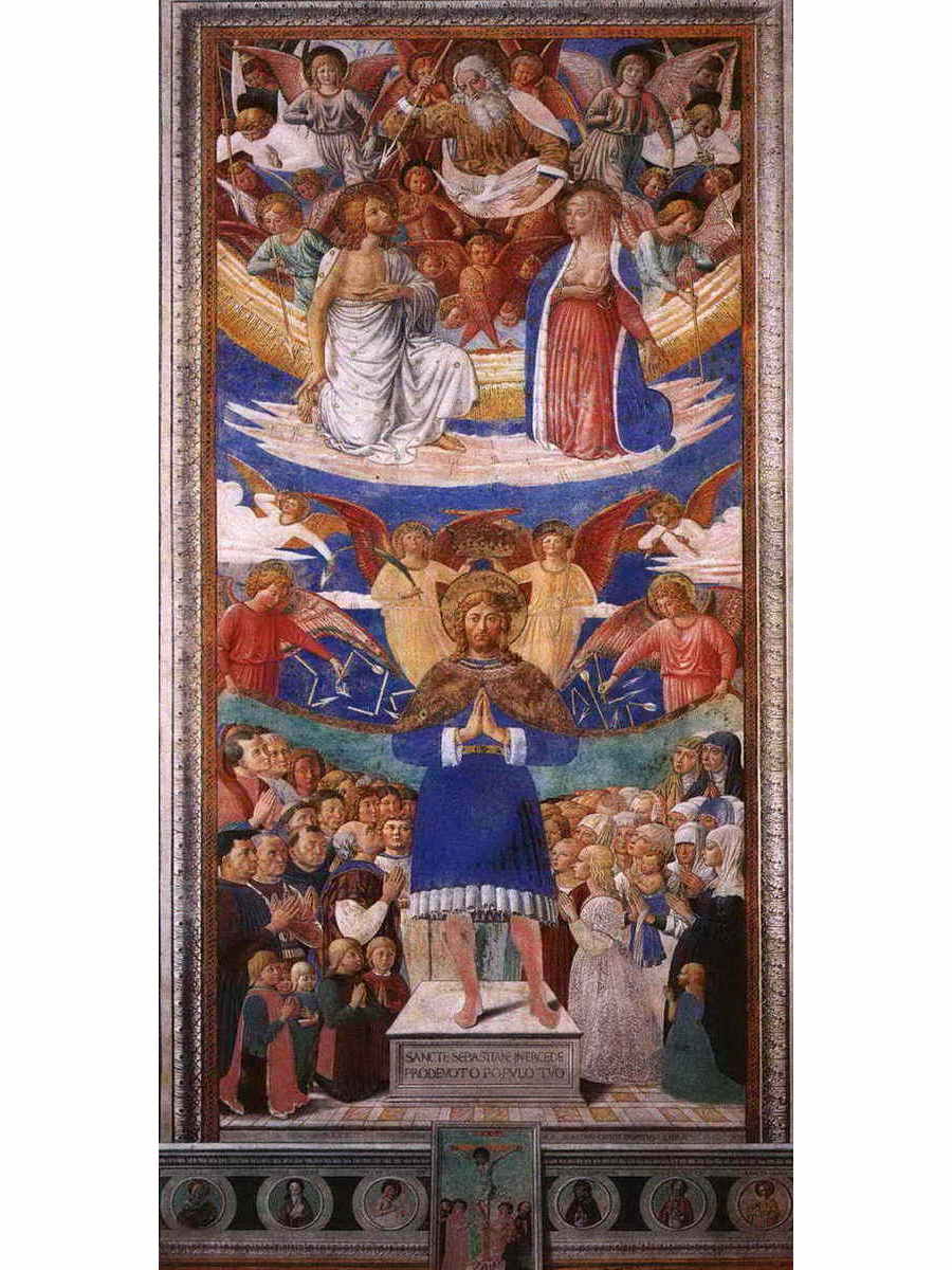 

Постер DRABS A3 Беноццо Гоццоли Святой Себастьян - защитник от чумы