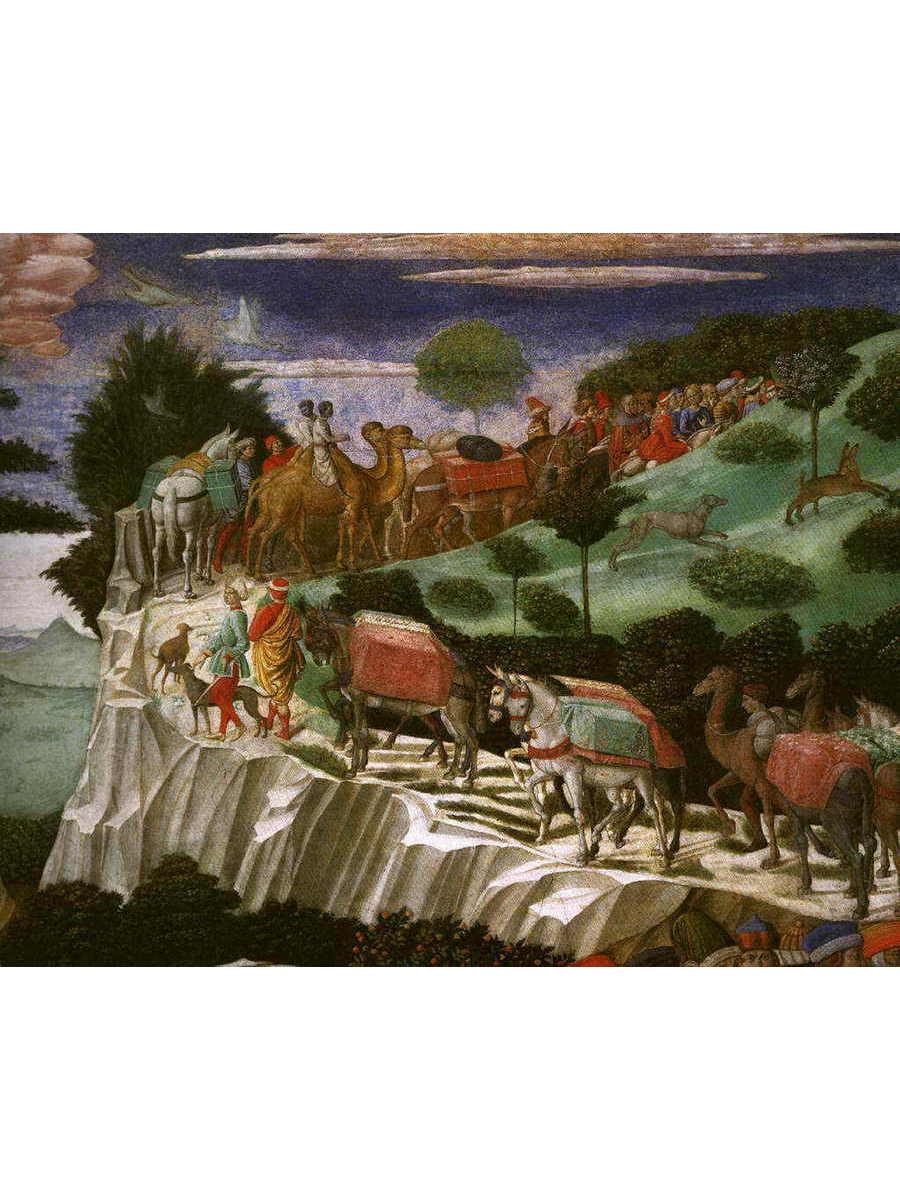 

Постер DRABS A3 Беноццо Гоццоли Свита царя-волхва Мельхиора. Западная стена Капеллы.