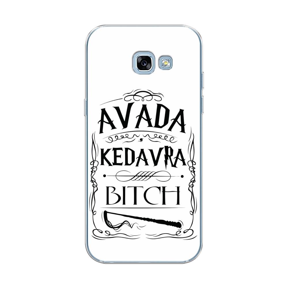 

Чехол на Samsung Galaxy A5 2017 "Avada kedavra bitch", Белый;серый;черный, 20650-6