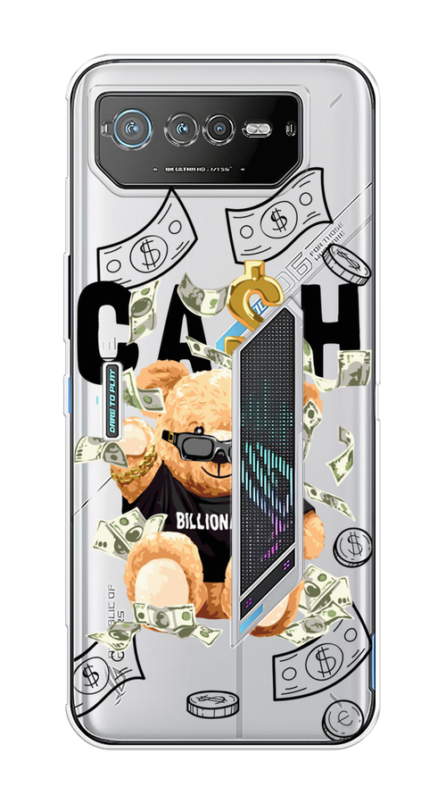 

Чехол на Asus ROG Phone 6 "Big cash", Черный;серый;бежевый, 44650-6