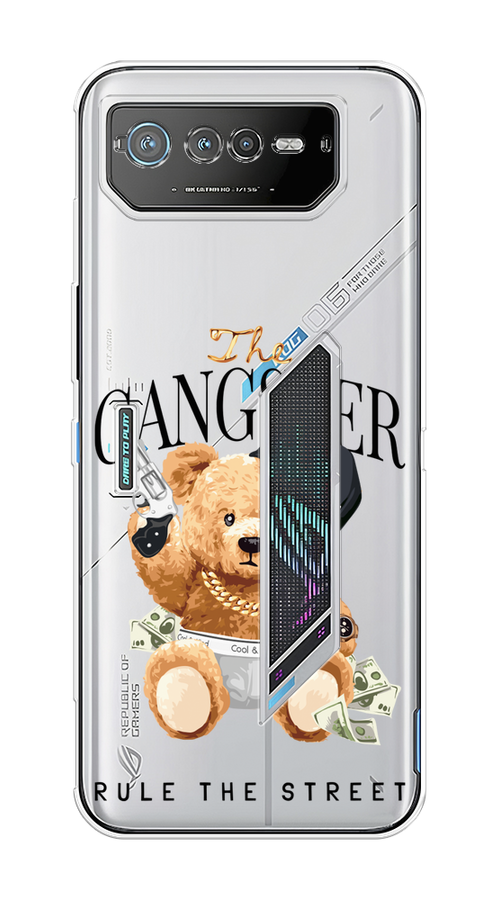 

Чехол на Asus ROG Phone 6 "The Gangster", Бежевый;серый;черный, 44650-6