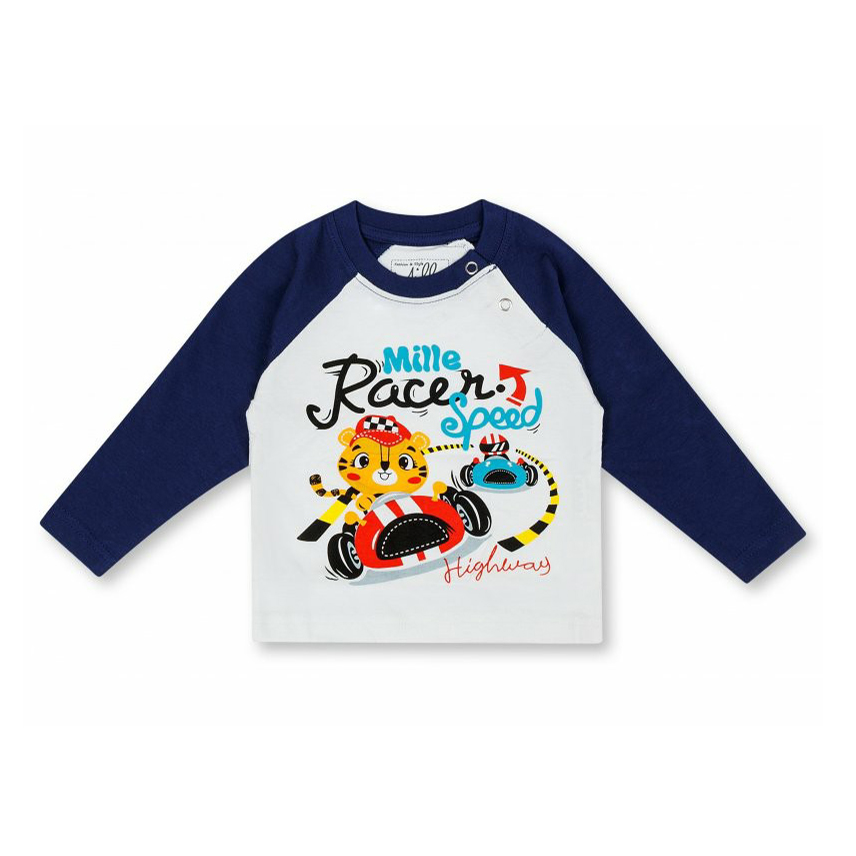 

Лонгслив детский Mille Tiger 4 цв. белый р. 92, Tiger 4