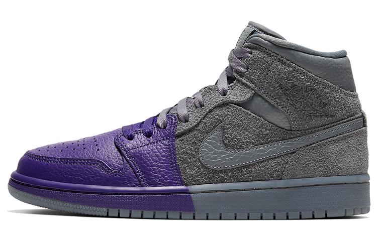 

Кеды унисекс Jordan sheila rashid x Air Jordan 1 mid se unite серые 43 EU, Серый, sheila rashid x Air Jordan 1 mid se unite