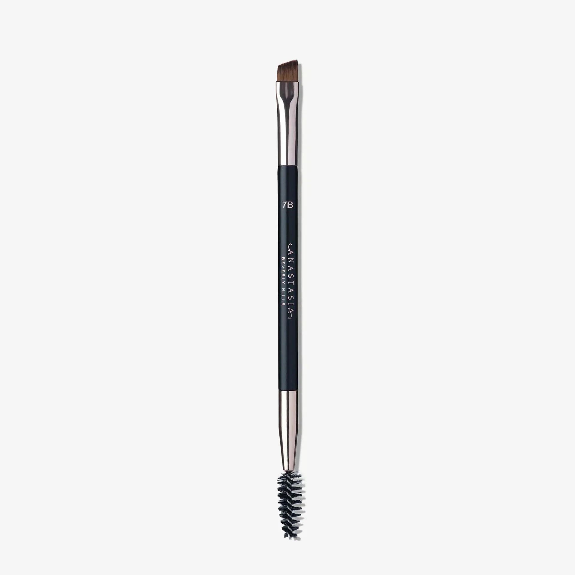 Кисть для бровей ANASTASIA BEVERLY HILLS Dual Ended Angled Brush 7B двойная черная 1768₽