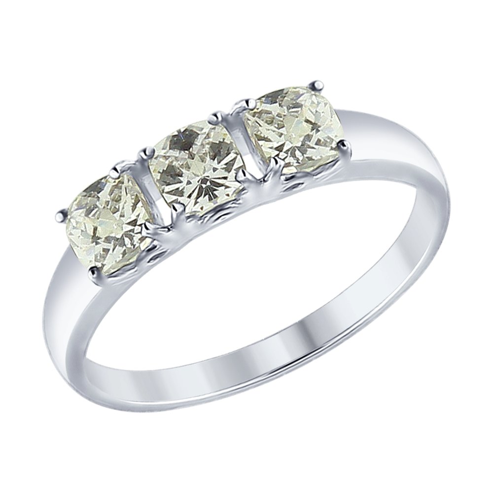 

Кольцо из серебра с фианитом р. 18 SOKOLOV 89010063, 89010063