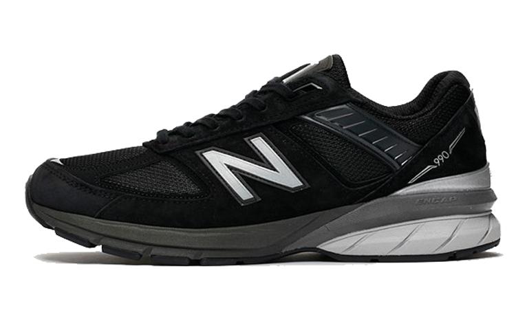 

Кроссовки унисекс New Balance NB 990 V5 2E черные 40 EU, Черный, NB 990 V5 2E