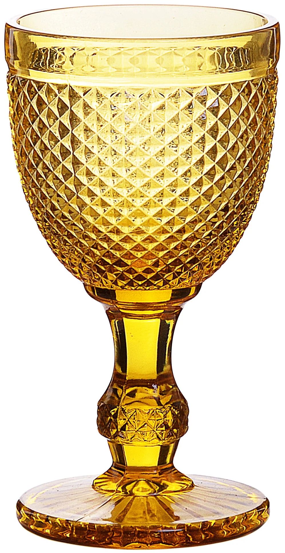 Набор бокалов Magistro «Вилеро», 280 мл, 6 шт, 8x16 см, цвет жёлтый