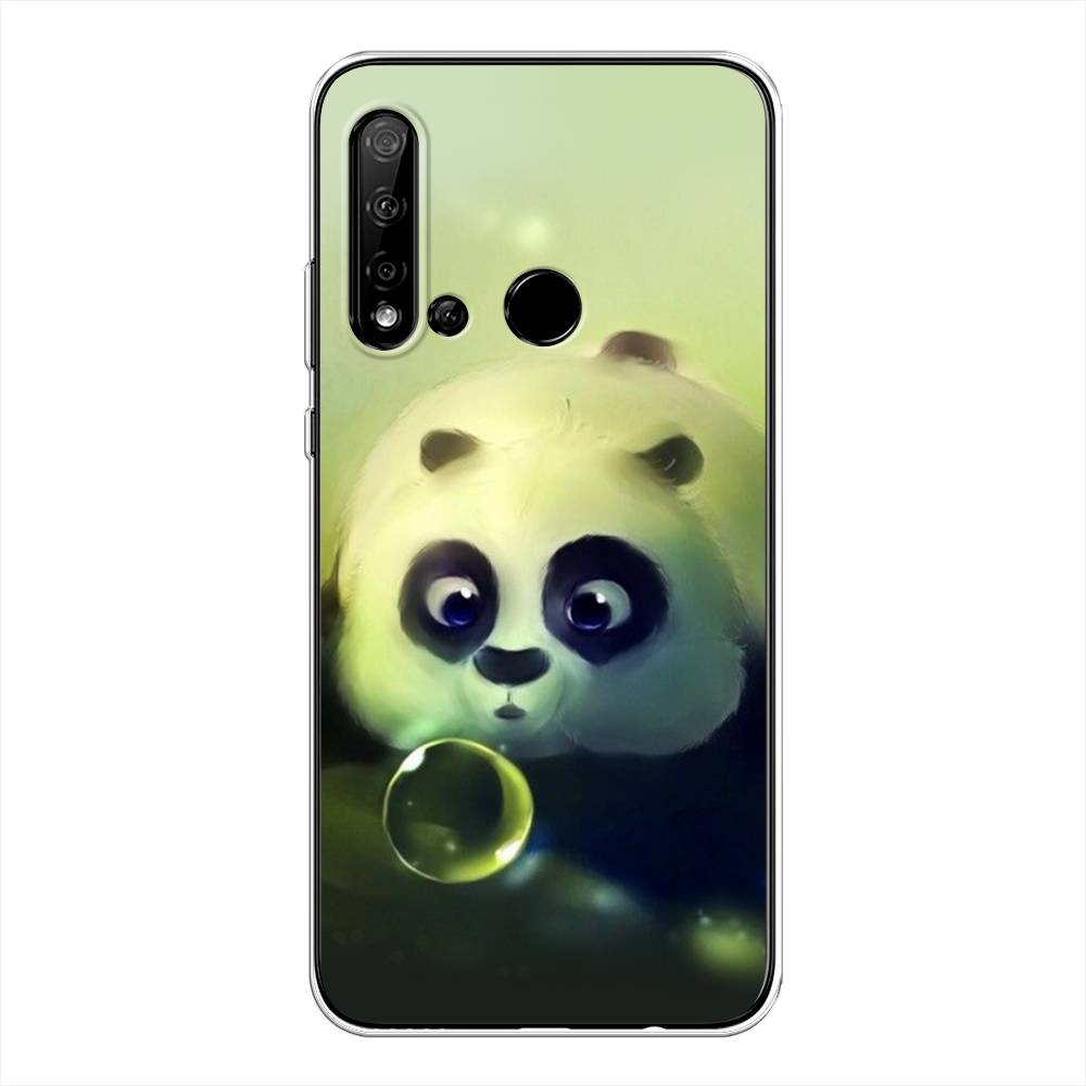 

Чехол на Huawei Nova 5i "Малыш панды", Зеленый;черный;серый, 69850-1