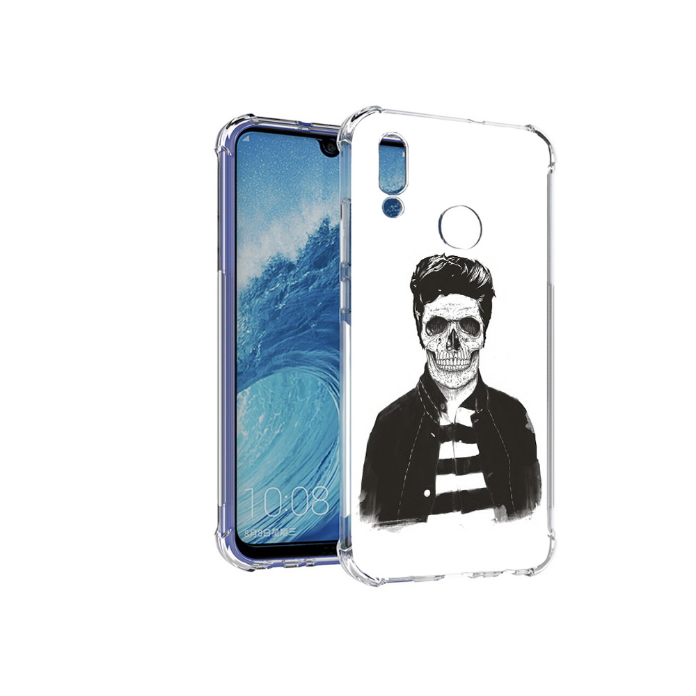 

Чехол MyPads Tocco для Huawei P Smart (2019) скелет, Прозрачный, Tocco