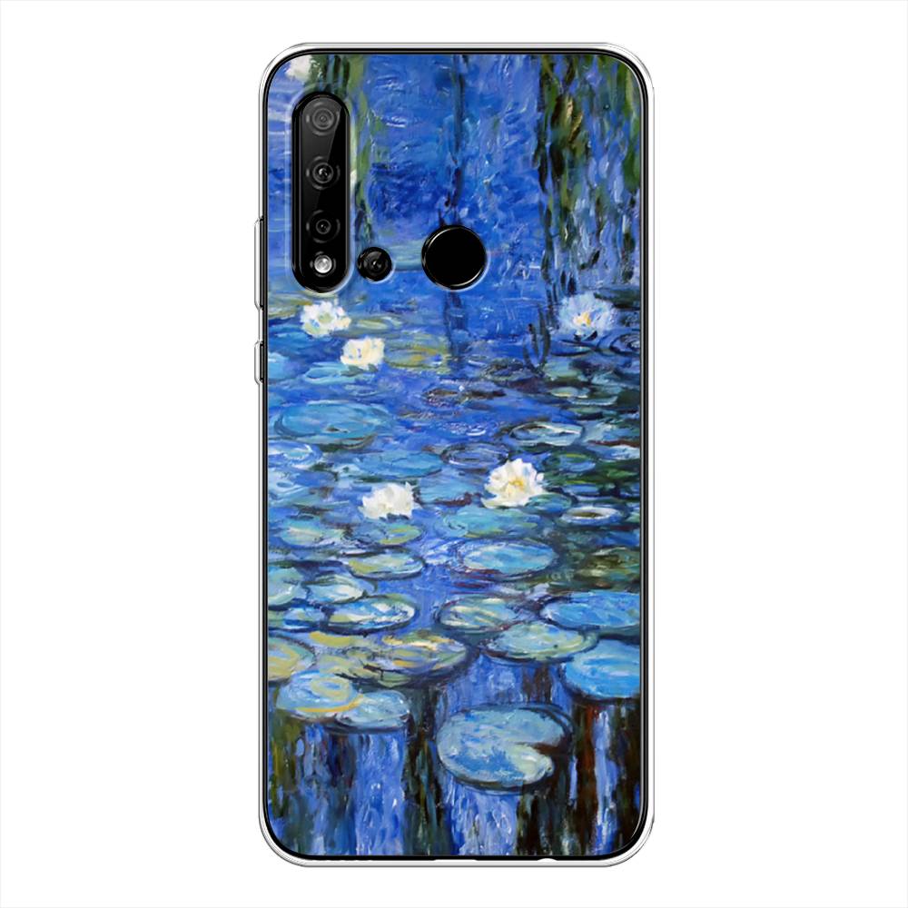 

Чехол на Huawei Nova 5i "Нарисованный пруд", Синий;зеленый, 69850-4