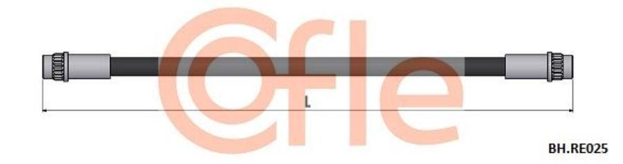 

Cofle 92.Bh.Re025 Шланг Тормозной