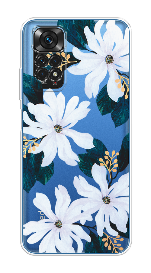 

Чехол на Xiaomi Redmi Note 11S "Delilah Flower", Зеленый;белый, 313850-1