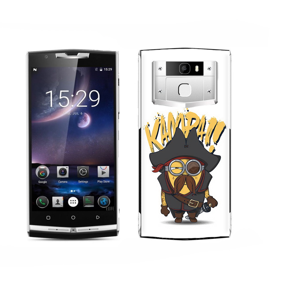 

Чехол MyPads Tocco для Oukitel K15 Plus миньон пират, Прозрачный, Tocco