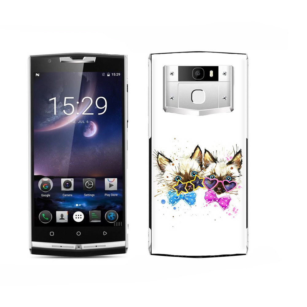 

Чехол MyPads Tocco для Oukitel K15 Plus милые котята, Прозрачный, Tocco