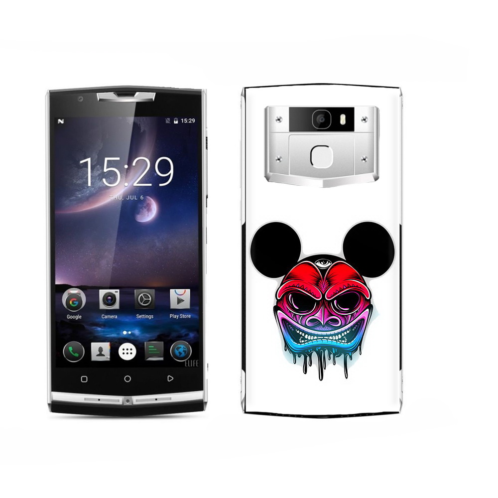 

Чехол MyPads Tocco для Oukitel K15 Plus микки в маске, Прозрачный, Tocco