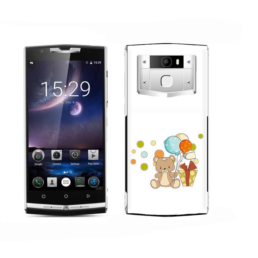 

Чехол MyPads Tocco для Oukitel K15 Plus медвеженок с подарком, Прозрачный, Tocco