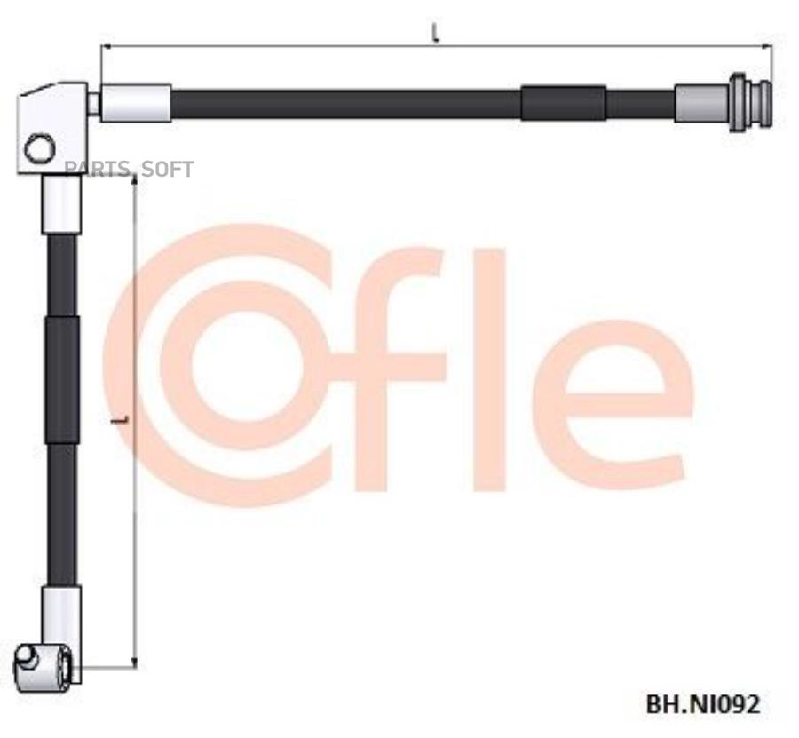 

Cofle 92.Bh.Ni092 Шланг Тормозной