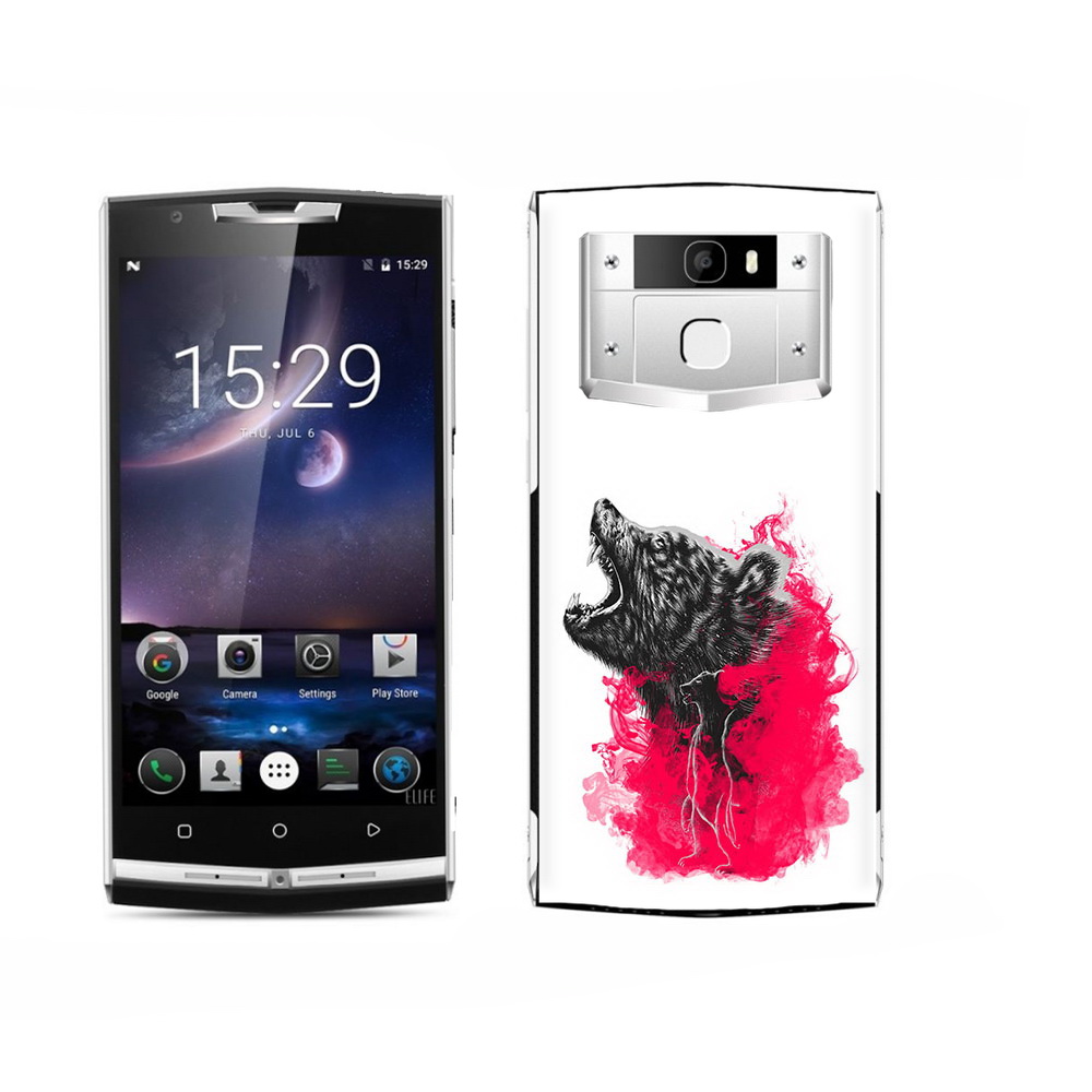 

Чехол MyPads Tocco для Oukitel K15 Plus медведь в дымке, Прозрачный, Tocco