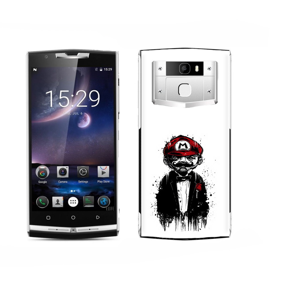 

Чехол MyPads Tocco для Oukitel K15 Plus марио, Прозрачный, Tocco