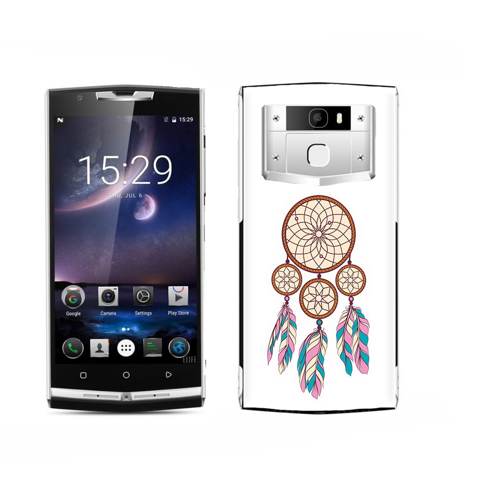 

Чехол MyPads Tocco для Oukitel K15 Plus ловец снов бежевый, Прозрачный, Tocco