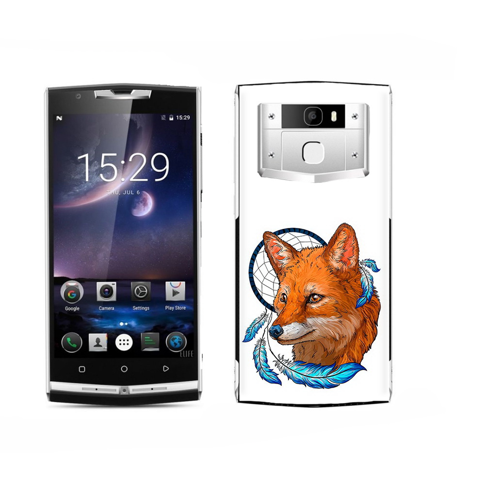 

Чехол MyPads Tocco для Oukitel K15 Plus лиса и ловец снов, Прозрачный, Tocco
