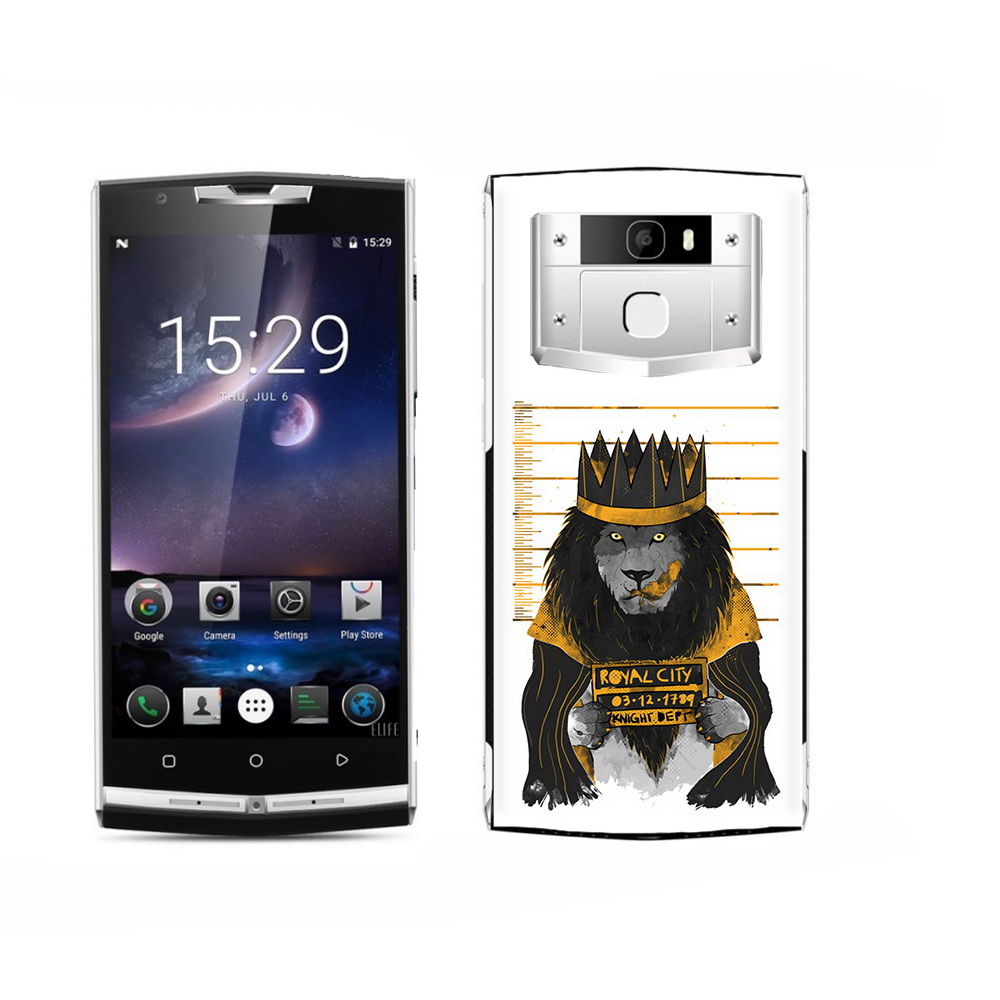 

Чехол MyPads Tocco для Oukitel K15 Plus лев в законе, Прозрачный, Tocco