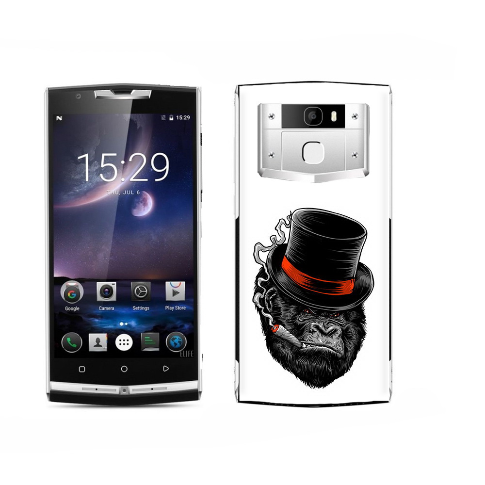 

Чехол MyPads Tocco для Oukitel K15 Plus дизайнерская горилла, Прозрачный, Tocco