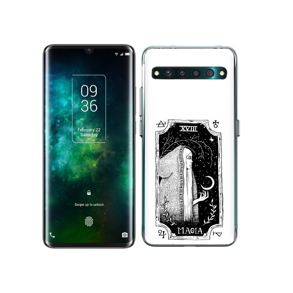 

Чехол MyPads Tocco для TCL 10 Pro лунная магия, Прозрачный, Tocco