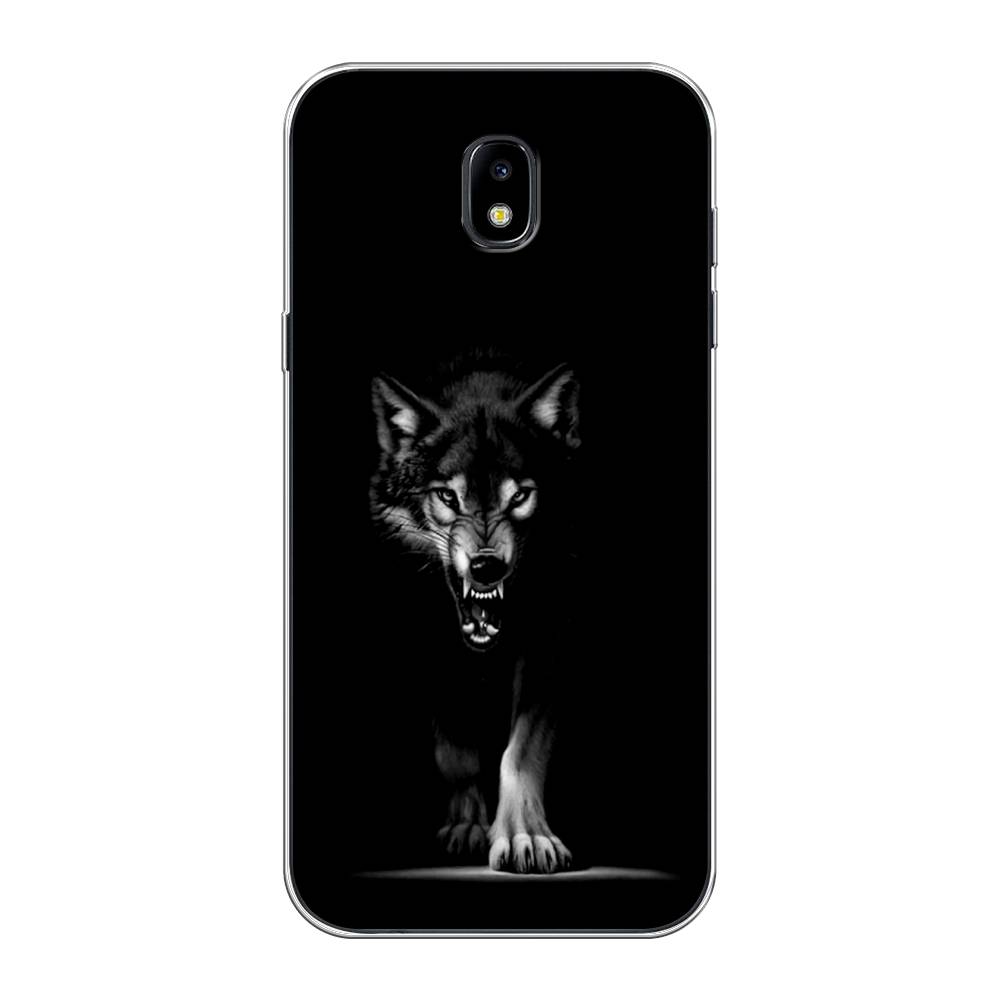 

Чехол Awog на Samsung Galaxy J5 2017 / Самсунг J5 2017 "Волк выходит из ночи", Серый;черный;белый, 22850-1
