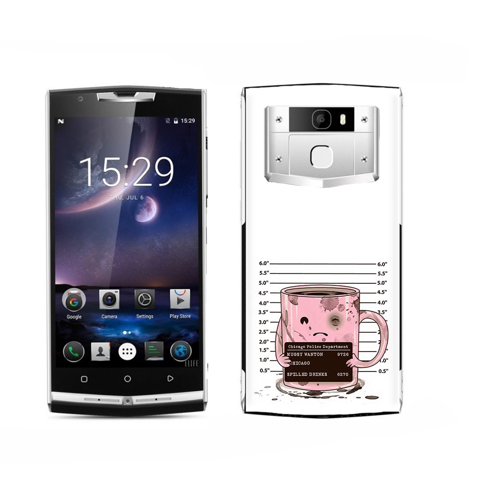 

Чехол MyPads Tocco для Oukitel K15 Plus кружка, Прозрачный, Tocco