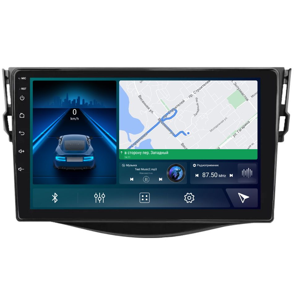 Магнитола CRS-300 Toyota RAV4 2006-2012 - Android 13 - Процессор 8 ядер - Память 4+64Gb