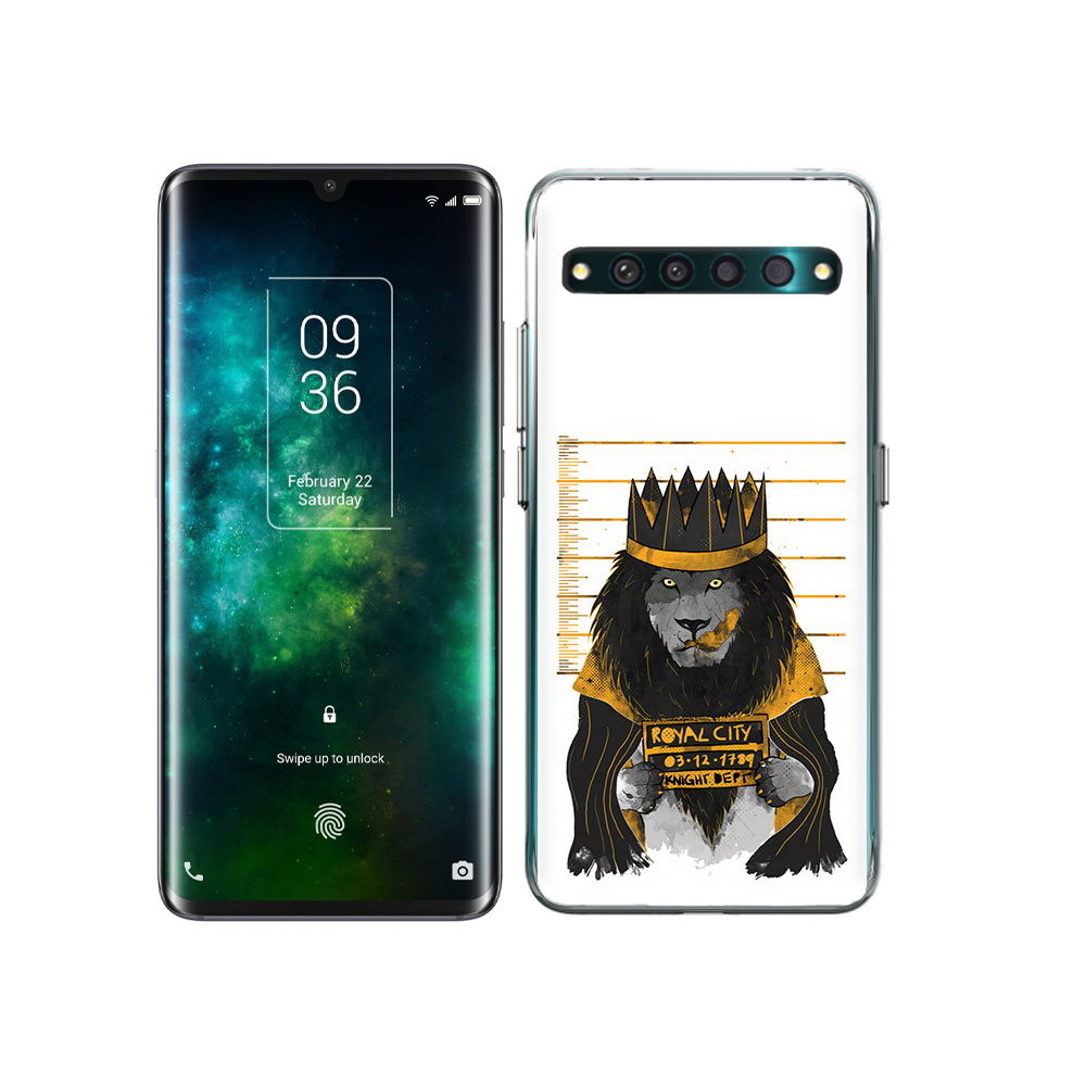 

Чехол MyPads Tocco для TCL 10 Pro лев в законе, Прозрачный, Tocco
