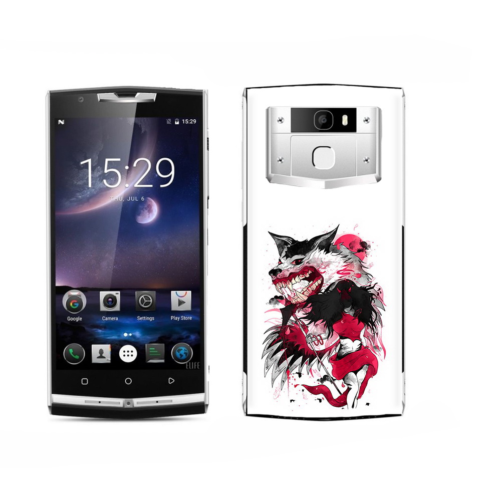 

Чехол MyPads Tocco для Oukitel K15 Plus красная шапочка, Прозрачный, Tocco