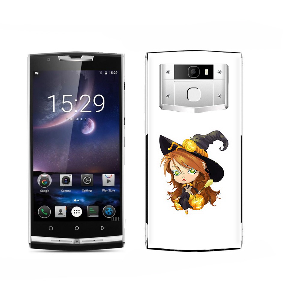 

Чехол MyPads Tocco для Oukitel K15 Plus Ведьмочка, Прозрачный, Tocco