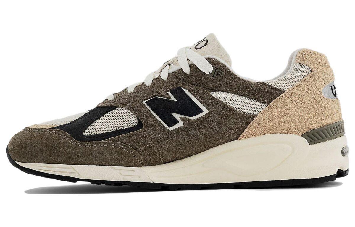 

Кроссовки унисекс New Balance NB 990 V2 хаки 42 EU, NB 990 V2