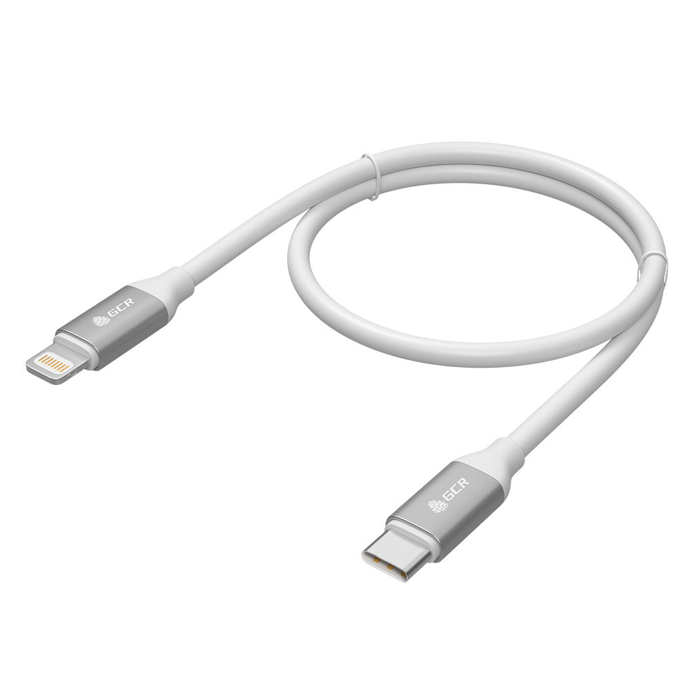 Кабель Cactus Lightning (m) - USB (m), 0.8м, MFI, белый [cs-lg.usb.a-0.8]