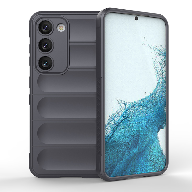 

Противоударный чехол Flexible Case для Samsung Galaxy S23+, серый, Flexible Case