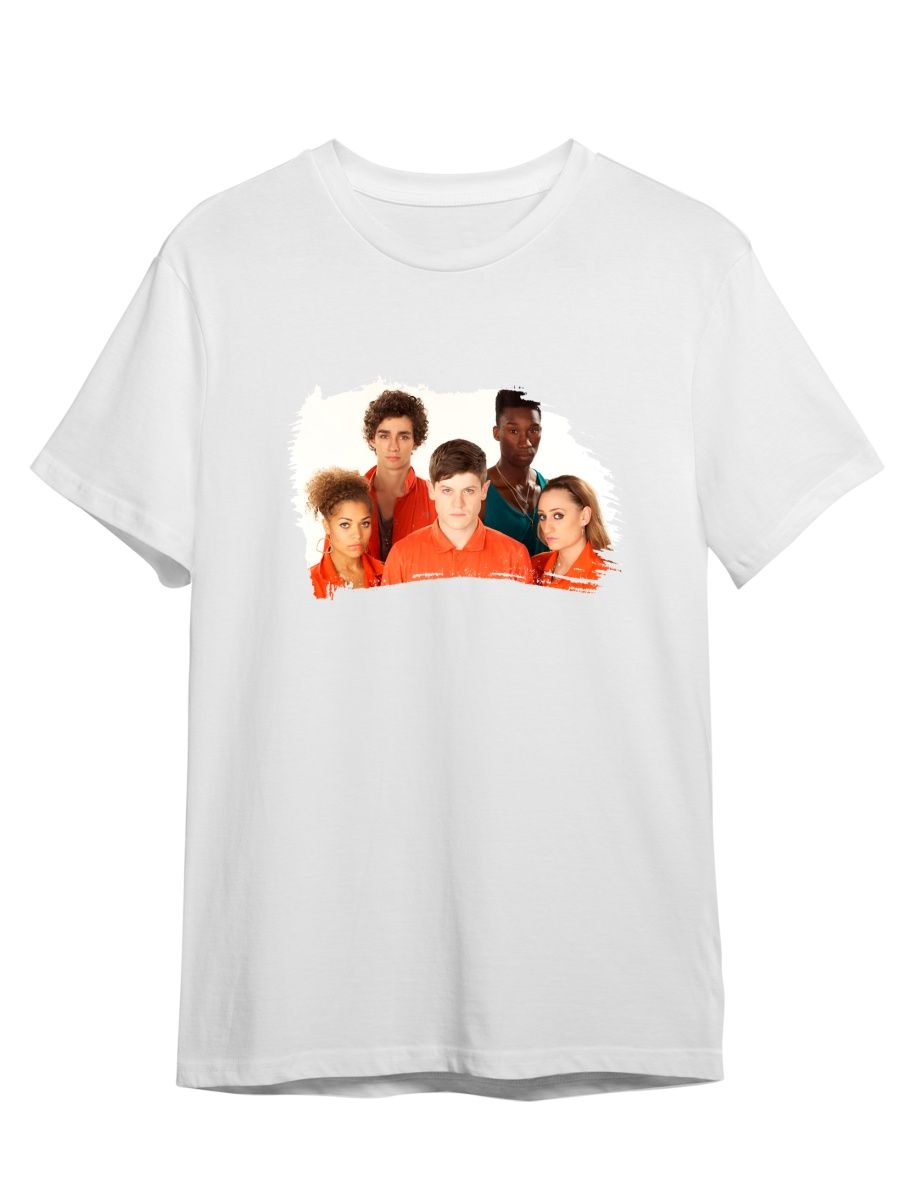 

Футболка унисекс СувенирShop Отбросы/Сериал/Misfits 1 белая 4XL, Белый, "Отбросы/Сериал/Misfits" 1