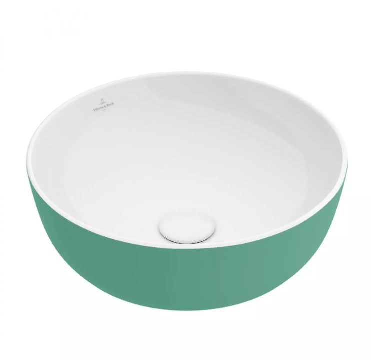 

Накладная раковина Villeroy&Boch Artis круглая 417943BCW4, Зеленый