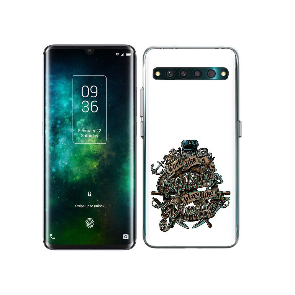 

Чехол MyPads Tocco для TCL 10 Pro капитан пиратов, Прозрачный, Tocco