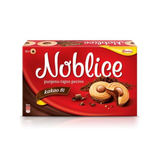 

Из Сербии: Печенье Banini Noblice песочное, с начинкой из какао, 250 г