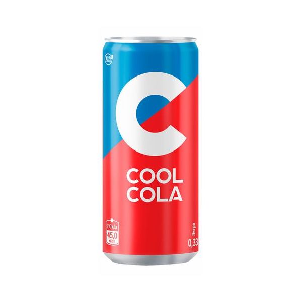 

Газированный напиток CoolCola 0,33 л