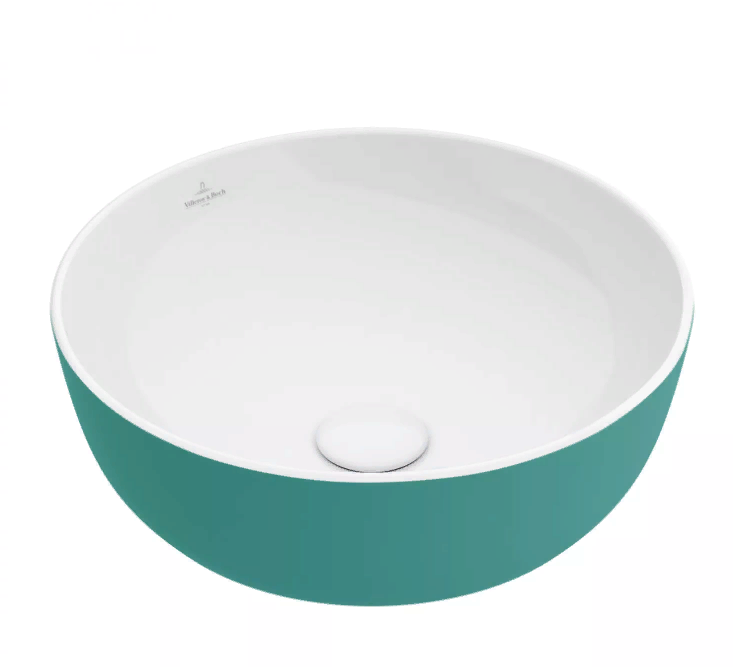 

Накладная раковина Villeroy&Boch Artis круглая 417943BCW5, Зеленый