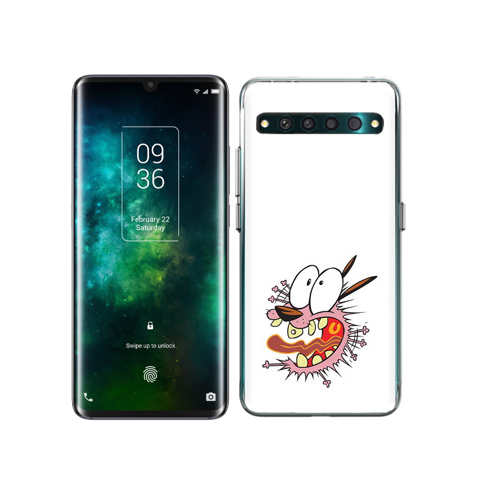 

Чехол MyPads Tocco для TCL 10 Pro испуганный бобик, Прозрачный, Tocco